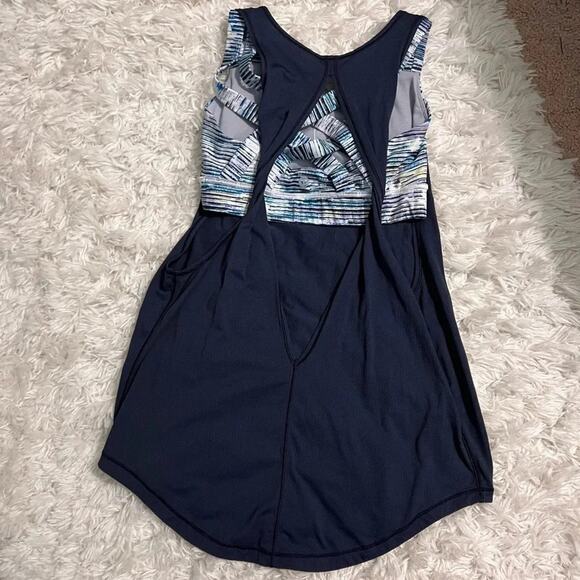 Lululemon Ready & Go Tank Inkwell Blue / Blurry Belle Multi Size 4 - Picture 8 of 12